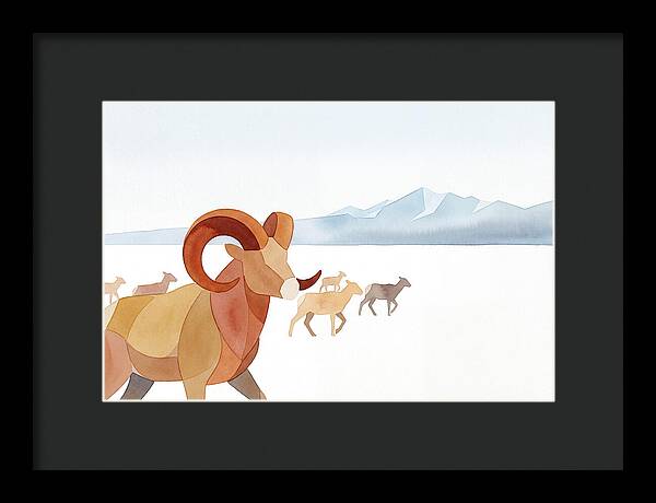 Urial In A Serene Landscape