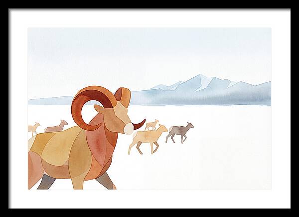Urial In A Serene Landscape