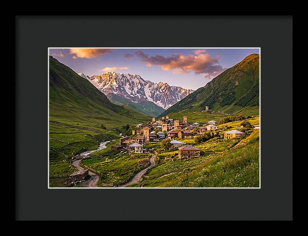 Ushguli Village At Golden Hour