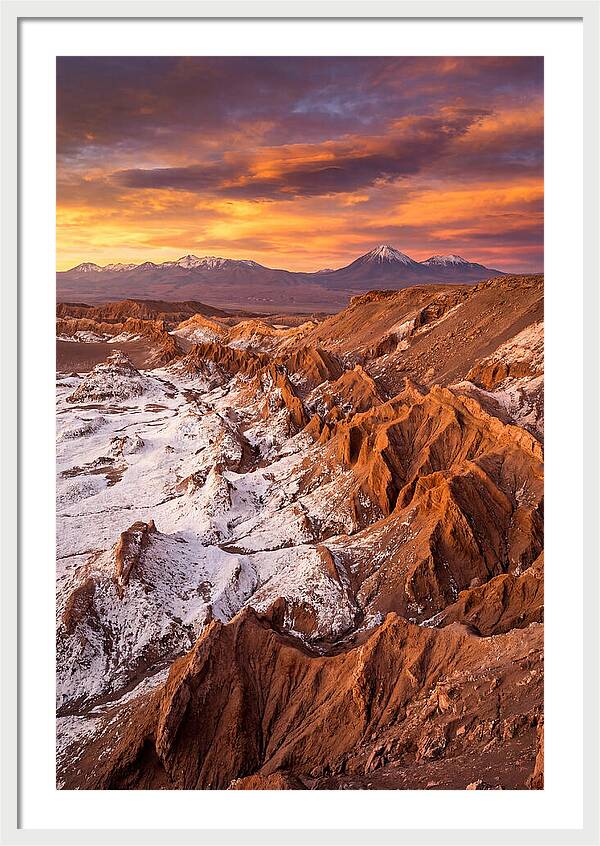 Valle De La Luna At Sunset