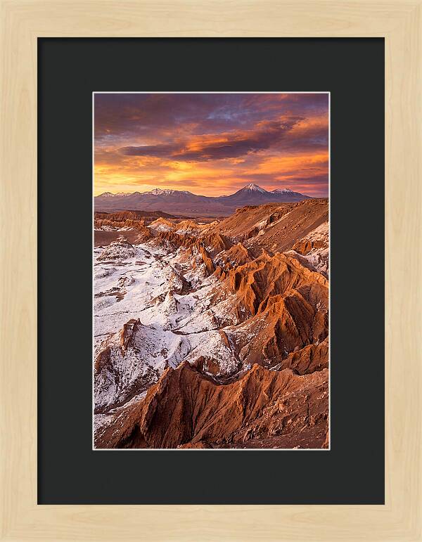Valle De La Luna At Sunset
