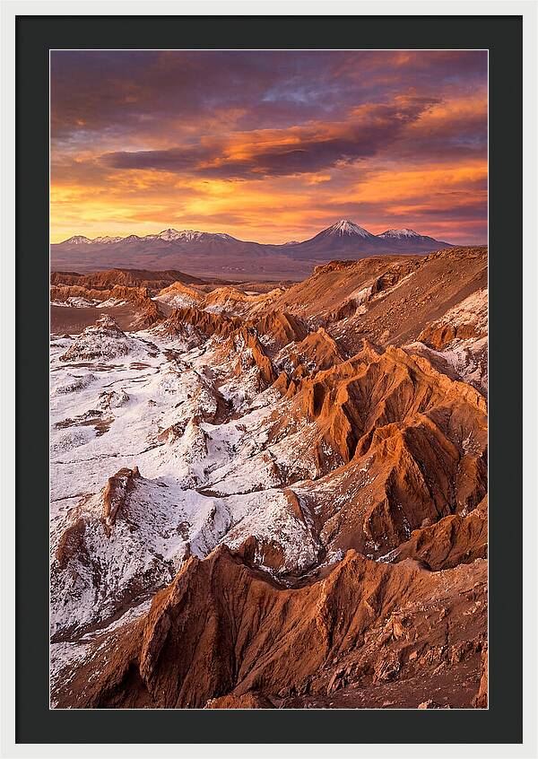 Valle De La Luna At Sunset