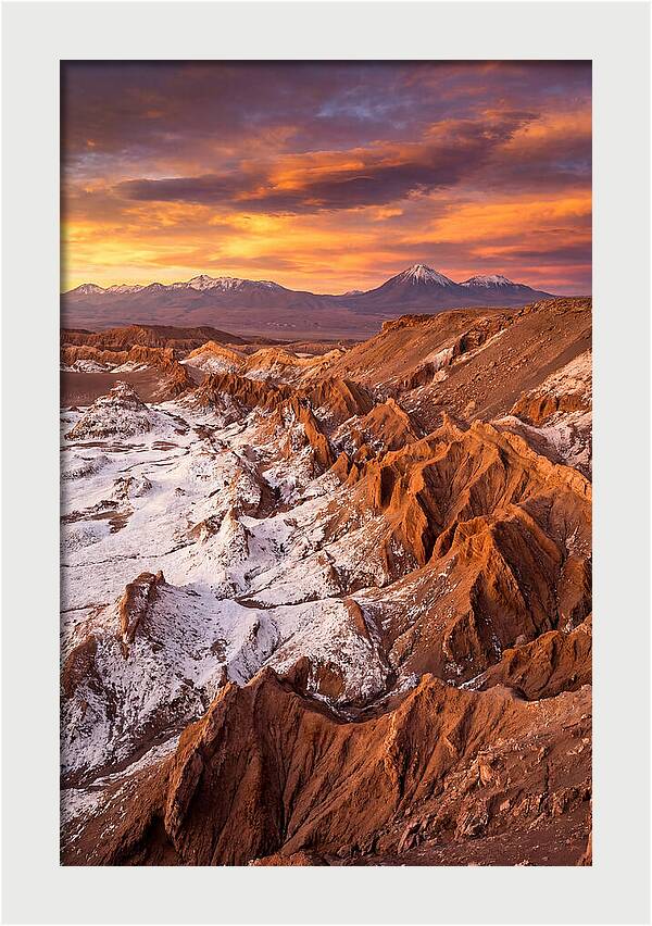 Valle De La Luna At Sunset