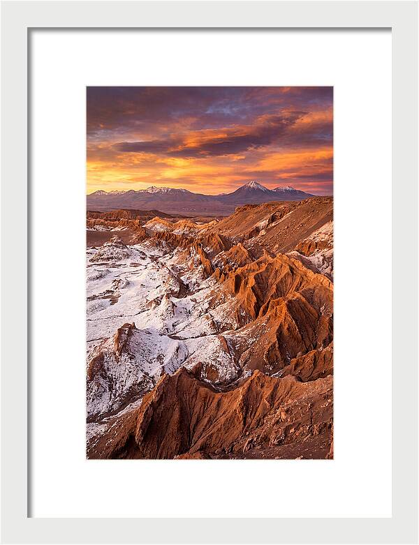 Valle De La Luna At Sunset