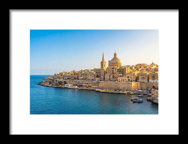 Valletta Skyline From Sliema