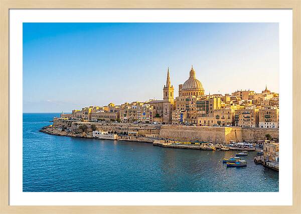 Valletta Skyline From Sliema
