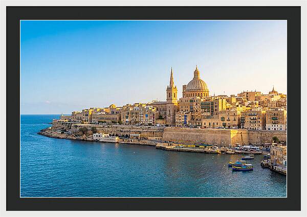 Valletta Skyline From Sliema