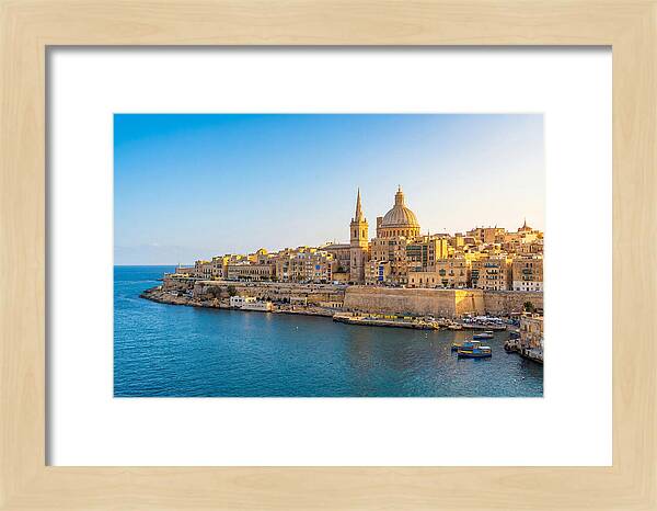 Valletta Skyline From Sliema