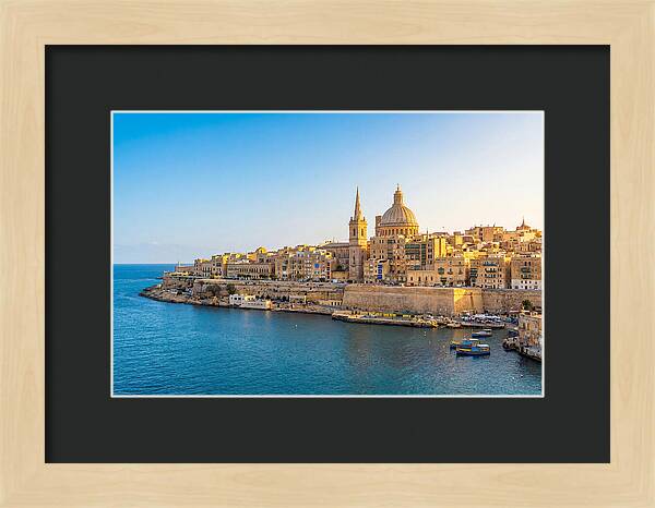 Valletta Skyline From Sliema