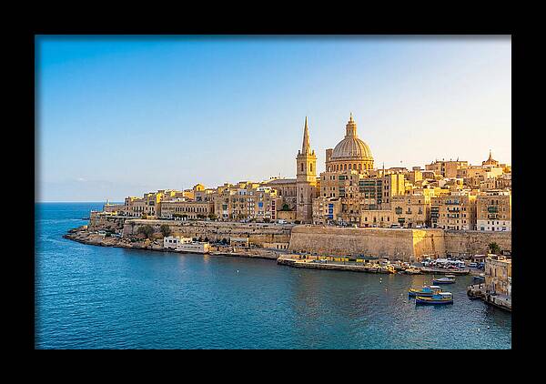 Valletta Skyline From Sliema