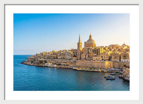 Valletta Skyline From Sliema