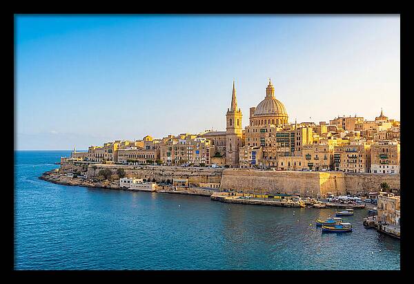 Valletta Skyline From Sliema