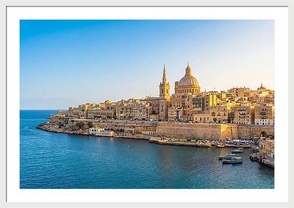 Valletta Skyline From Sliema
