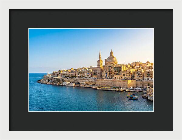 Valletta Skyline From Sliema