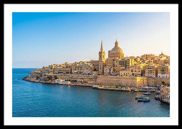 Valletta Skyline From Sliema
