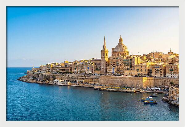 Valletta Skyline From Sliema