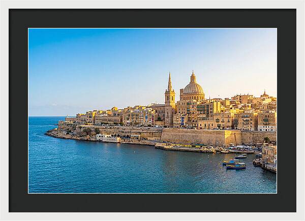 Valletta Skyline From Sliema