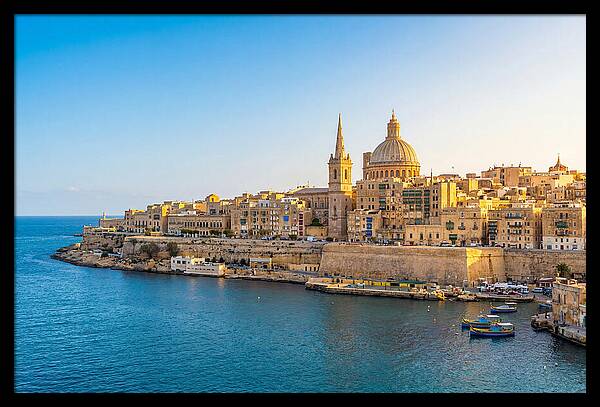 Valletta Skyline From Sliema