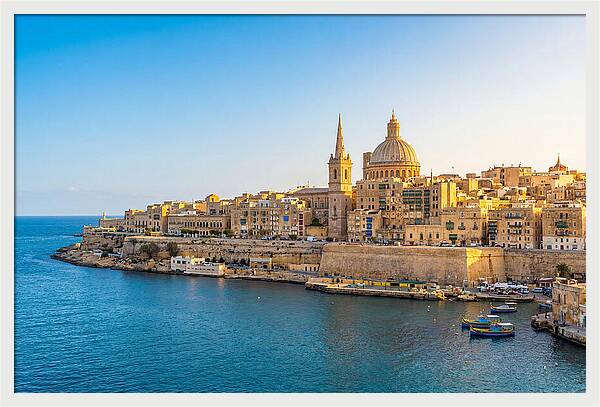 Valletta Skyline From Sliema