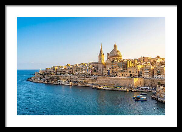 Valletta Skyline From Sliema