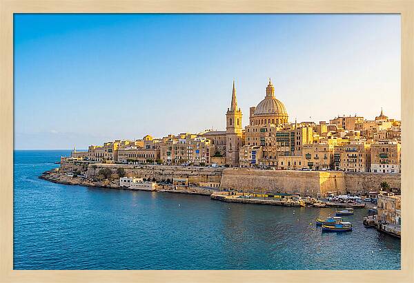 Valletta Skyline From Sliema