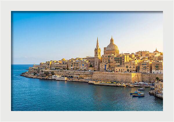 Valletta Skyline From Sliema