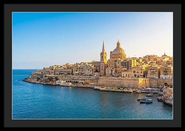 Valletta Skyline From Sliema