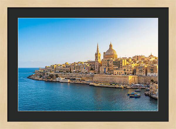 Valletta Skyline From Sliema