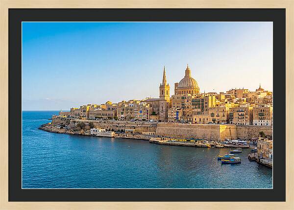 Valletta Skyline From Sliema