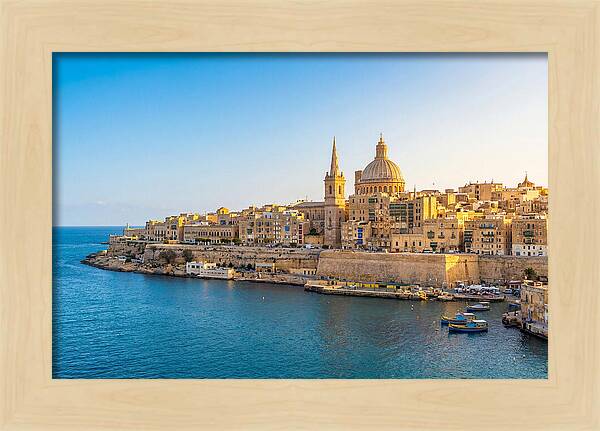 Valletta Skyline From Sliema