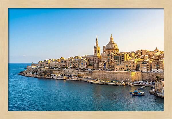 Valletta Skyline From Sliema