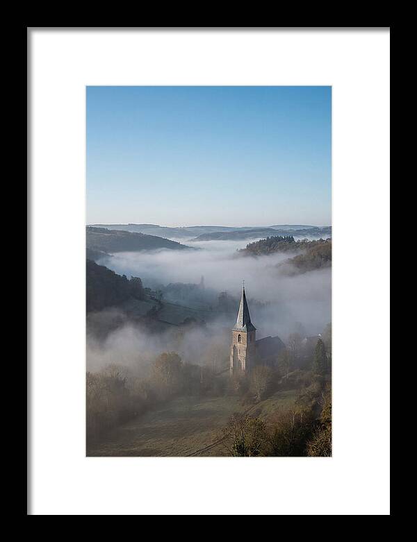 Valley Embraced By Morning Fog