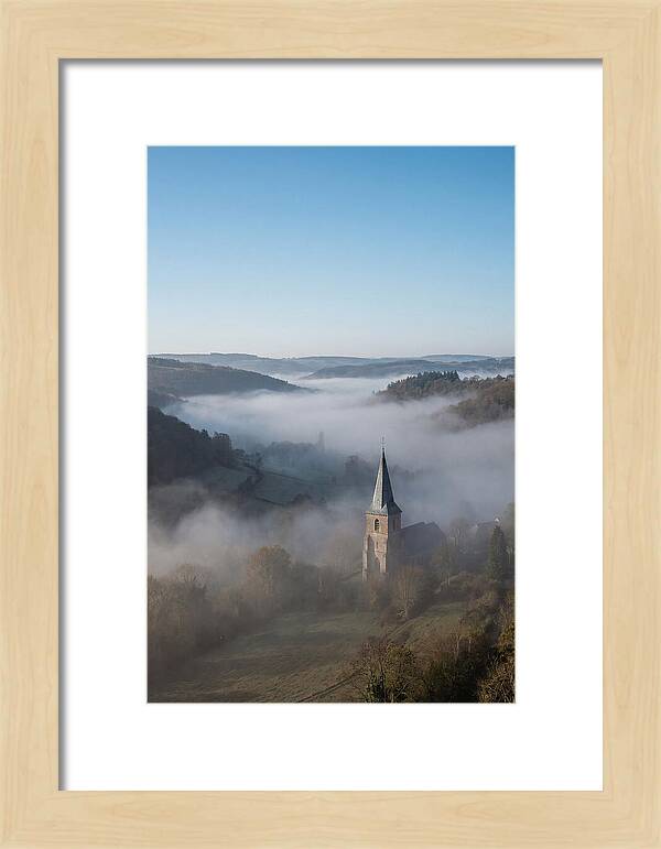 Valley Embraced By Morning Fog