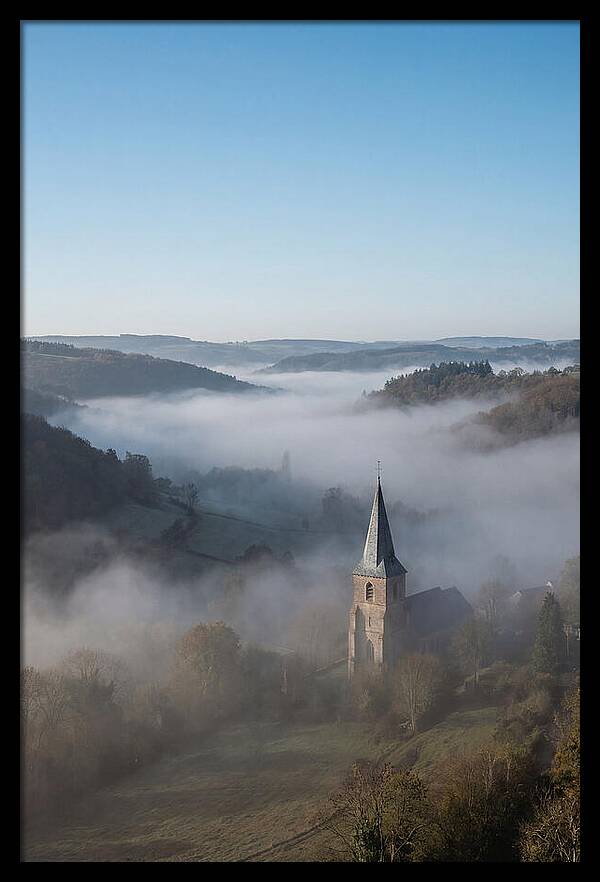 Valley Embraced By Morning Fog