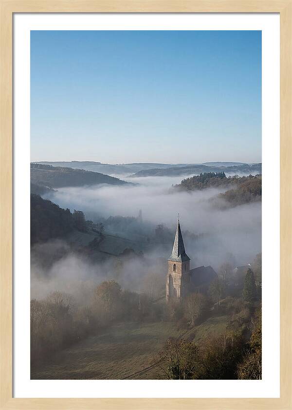 Valley Embraced By Morning Fog