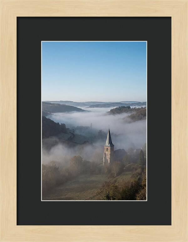 Valley Embraced By Morning Fog