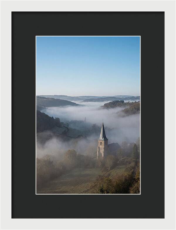 Valley Embraced By Morning Fog