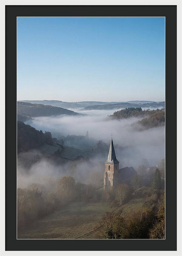 Valley Embraced By Morning Fog