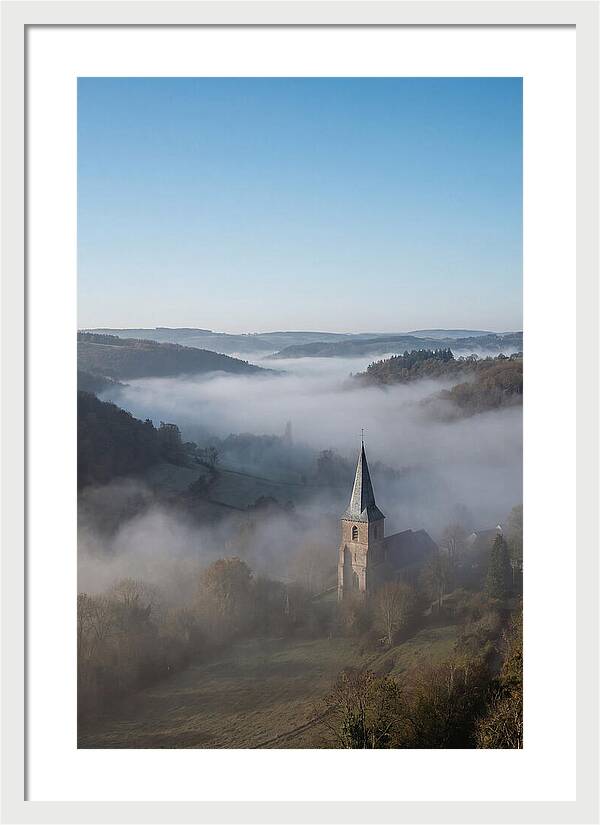 Valley Embraced By Morning Fog