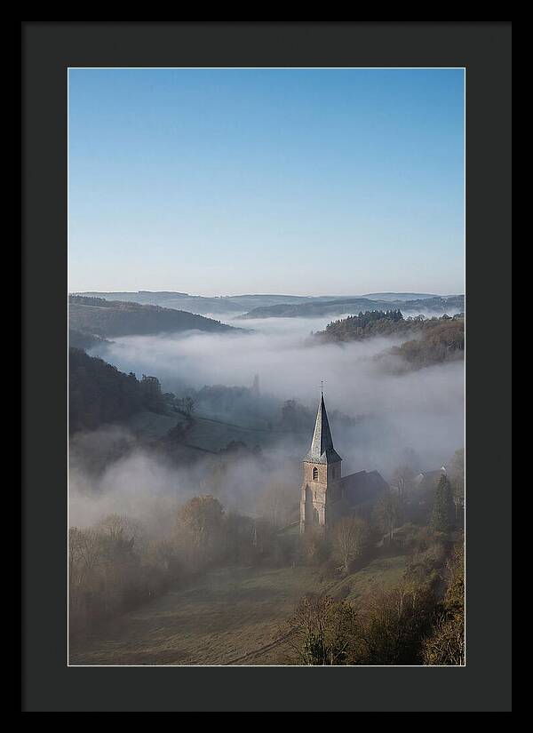 Valley Embraced By Morning Fog