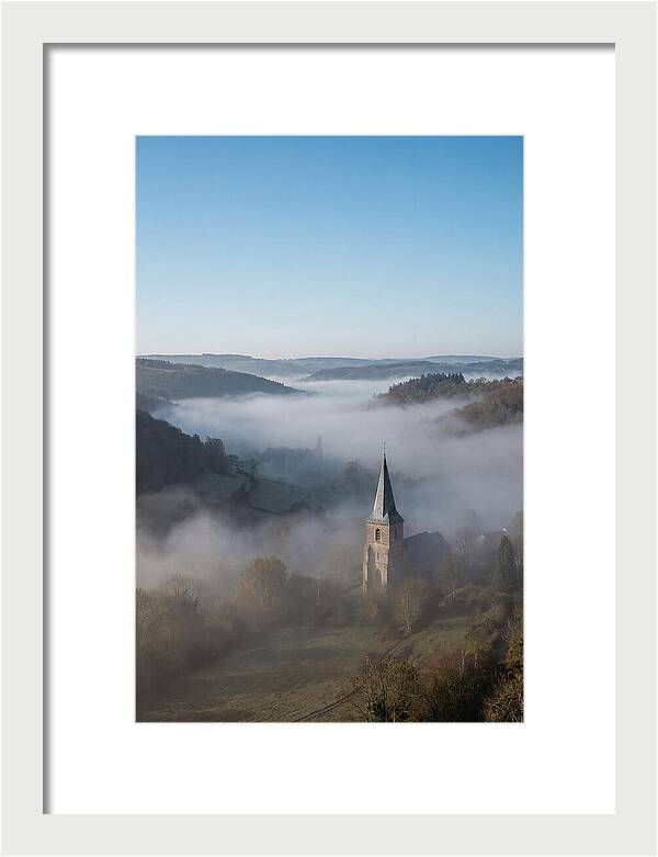 Valley Embraced By Morning Fog