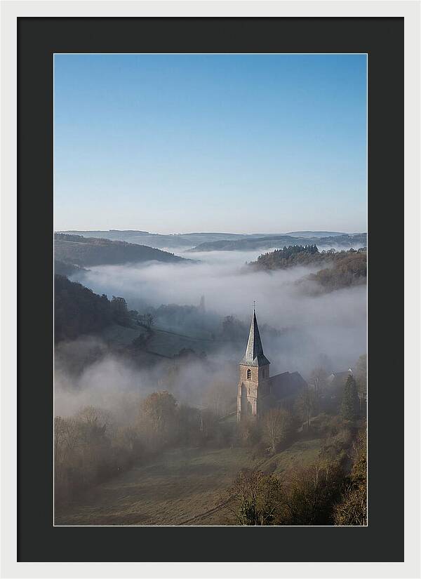 Valley Embraced By Morning Fog