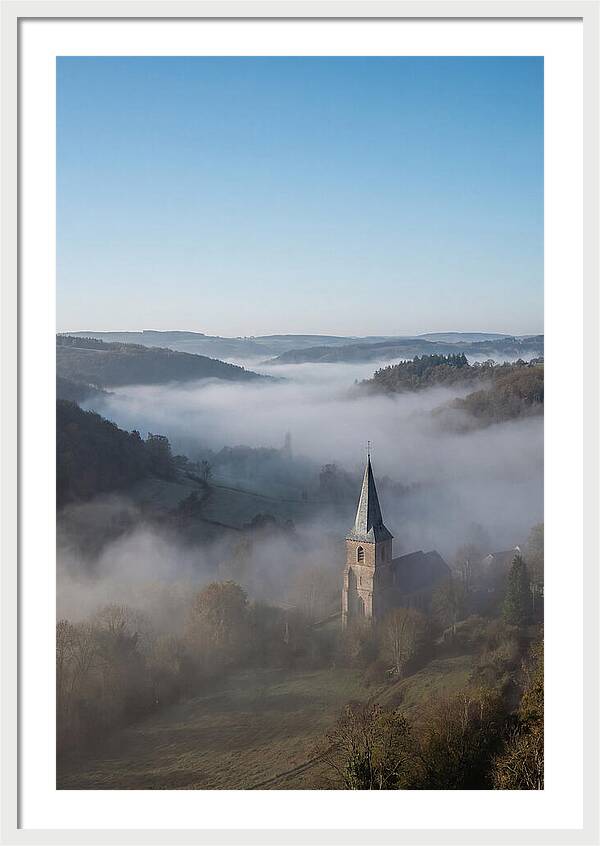 Valley Embraced By Morning Fog