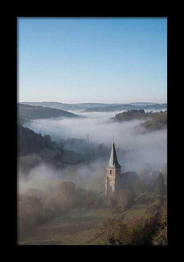Valley Embraced By Morning Fog