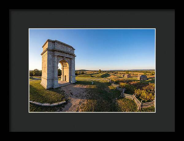 Valley Forge Monument At Dusk
