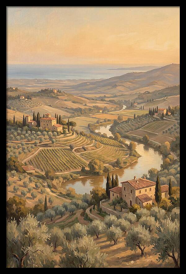 Valley View Overlooking Olive Groves