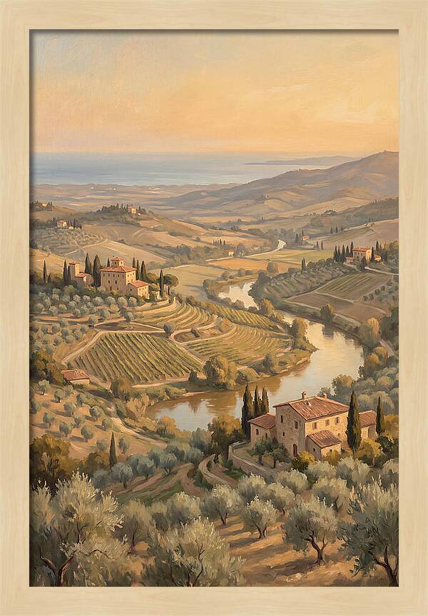 Valley View Overlooking Olive Groves