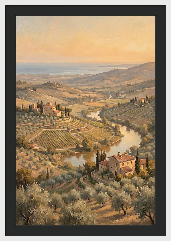 Valley View Overlooking Olive Groves