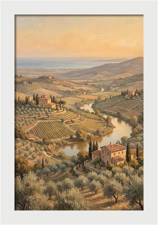 Valley View Overlooking Olive Groves
