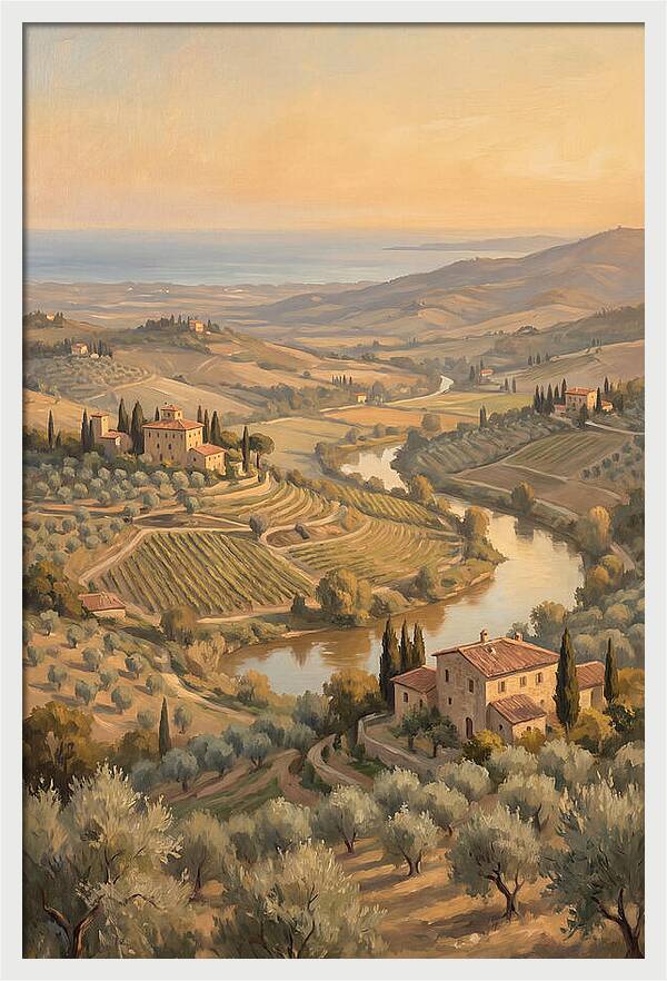 Valley View Overlooking Olive Groves